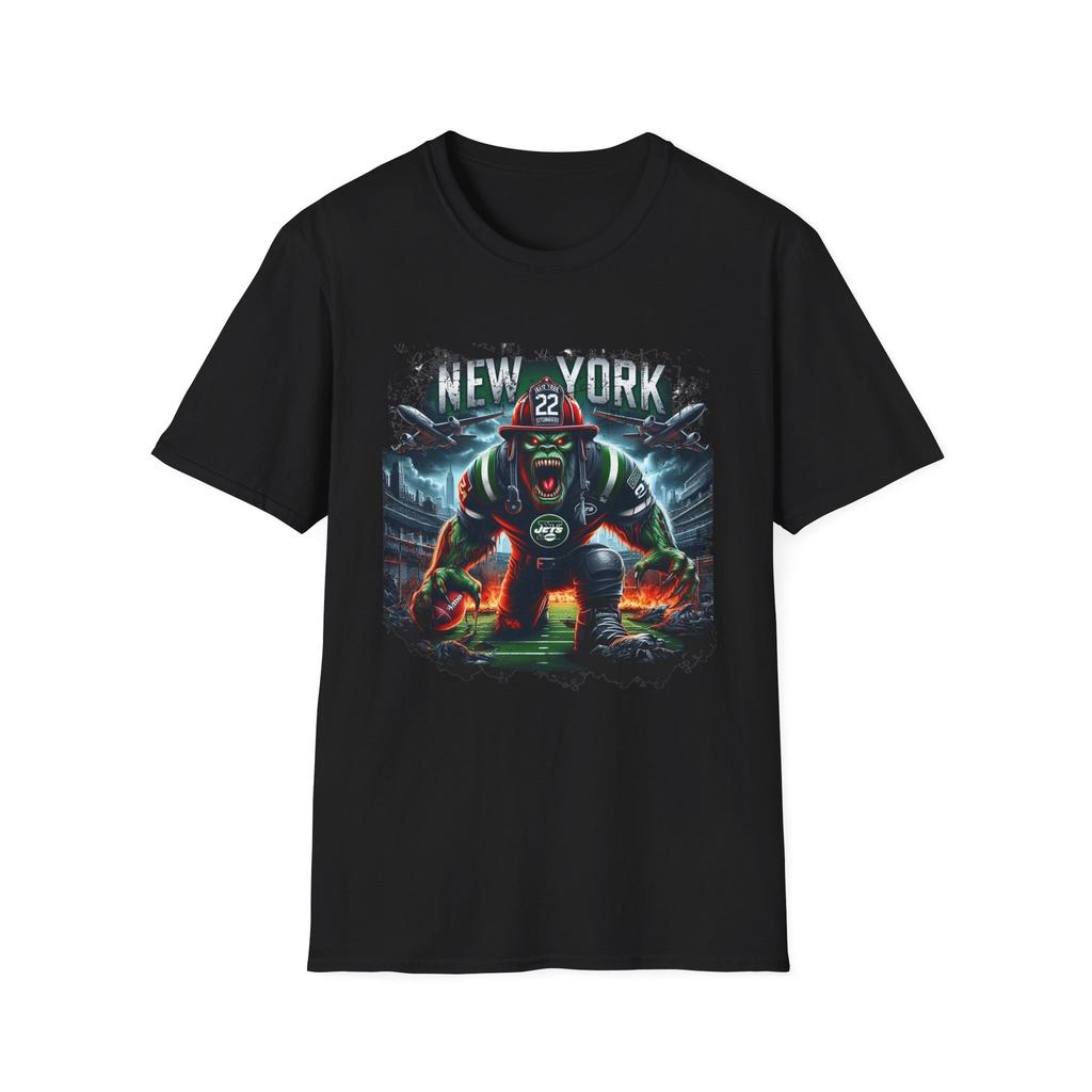 New York Jets Horror Mash Up T-Shirt - Spooky NFL Fan Apparel