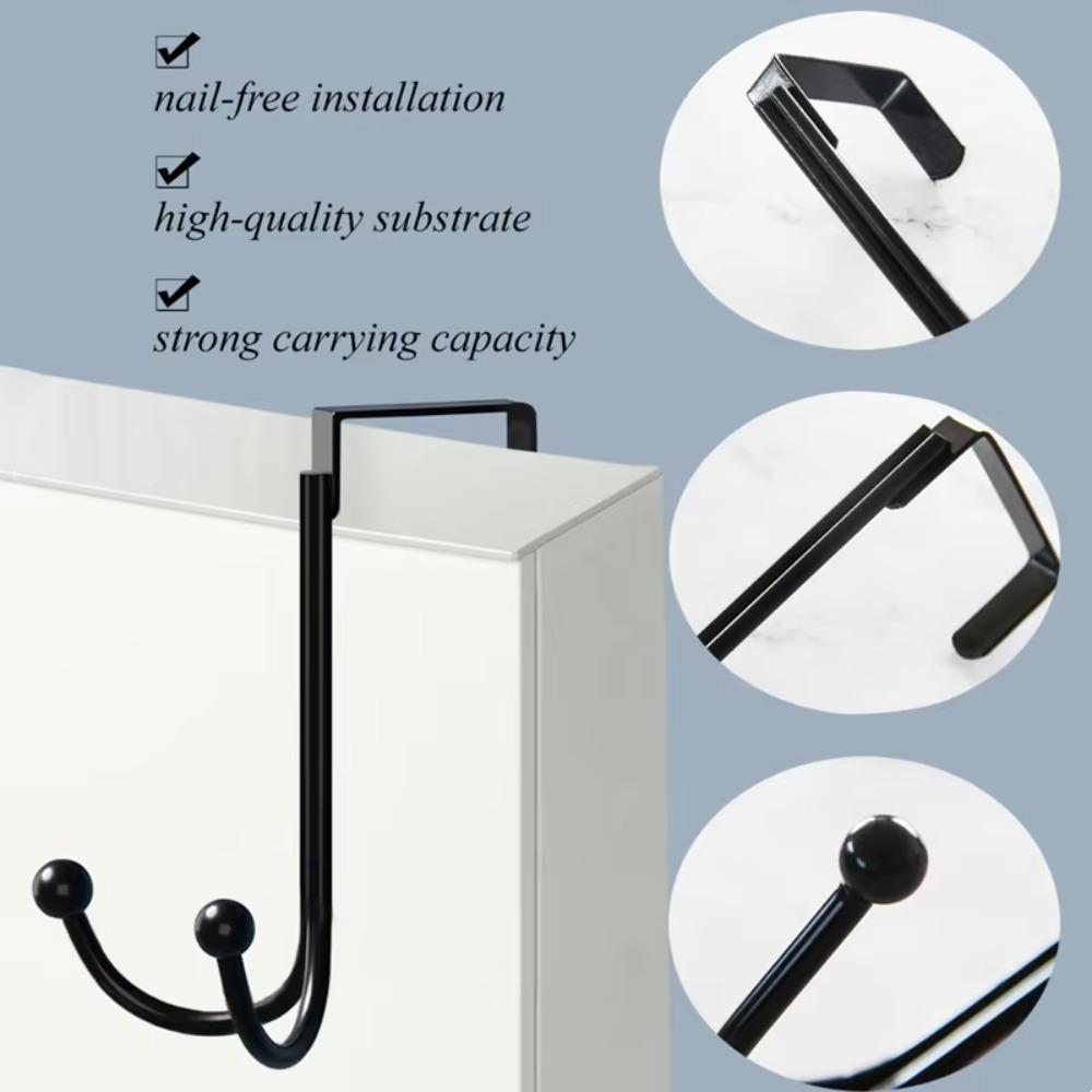 

Heavy Duty Organizer Rack No Punch Clothes Hanger Quality Hanger Hooks Bathroom срібний