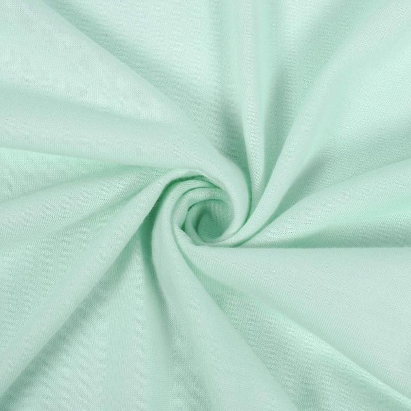 Set 2 buc Cearceaf cu elastic pentru bebeluș, husă pentru pat de pătuț, imprimeu uni/desen animat, cearceaf pentru coșuleț, husă de saltea, elastic, manșon detașabil