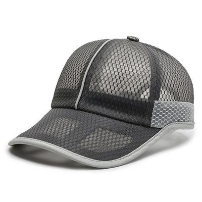 Boné de Malha Ativo (Cinza escuro) Boné Pequeno de Verão