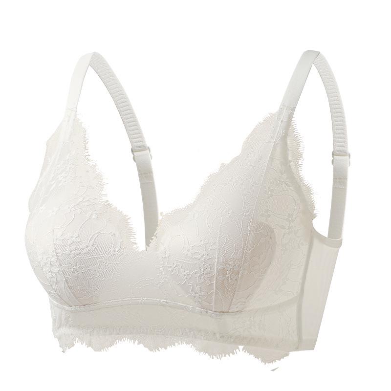 Adjustable Wireless Push-up Lace Bra for Small Busts - Enhances Size, Reduces Side Boob, Breathable & Comfortable Support Lingerie 40-90ABC
