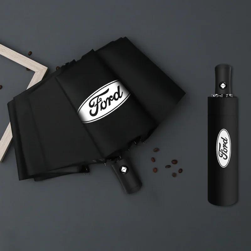 

Car Sticker Car Sticker 2025 Hot Long Handle Business Strong Windproof Shade Car Outdoor Umbrella For Ford Focus Mondeo Kuga Fie