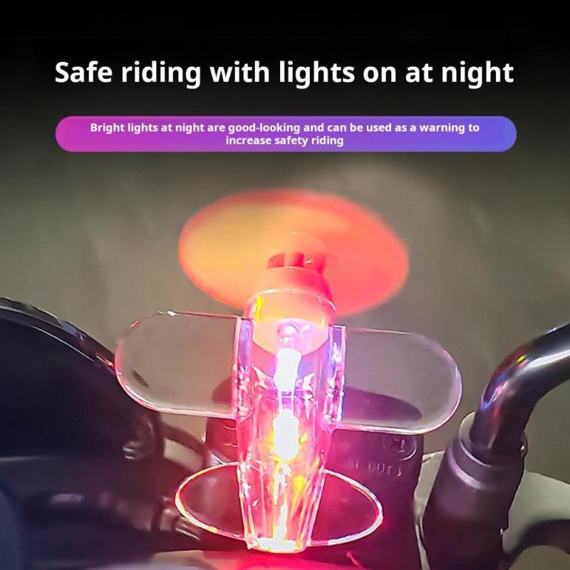 LED Light Small Glowing Airplane Waterproof Mini Size Simple Installation Trucks Motorcycles Lamp Accessories Bike Reflector
