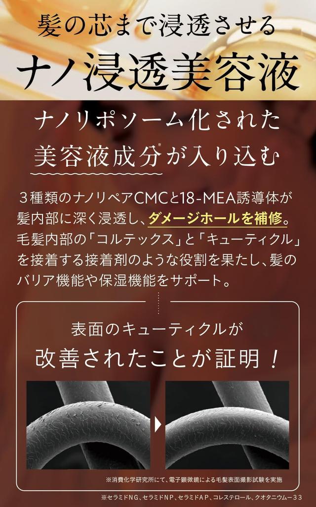 Nagdot Serum Shampoo Shampoo Serum Shampoo with Beauty Ingredients Trillion Keratins 5 Scalp Care Gray Hair Natural Wood Scent HAN.d Nag. (All-in-One