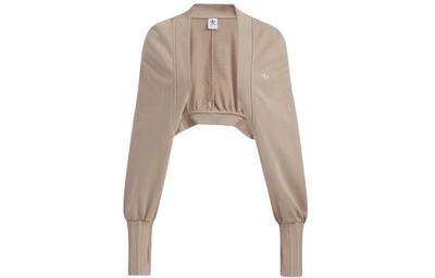 Originals Cropped Coat Women's Brown Gray HC3822