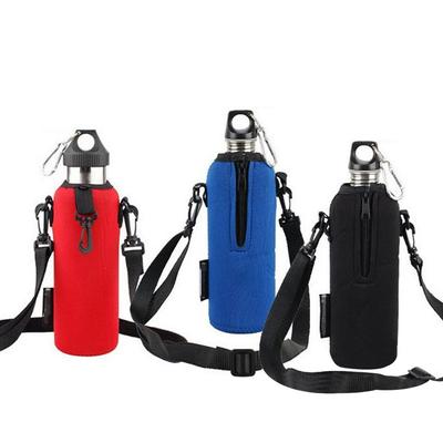 750ML Flaskhållare Väska Ficka Med Justerbar Axelrem Vattenflaskhållare Isolerad Neopren Vattenflaskhållarväska