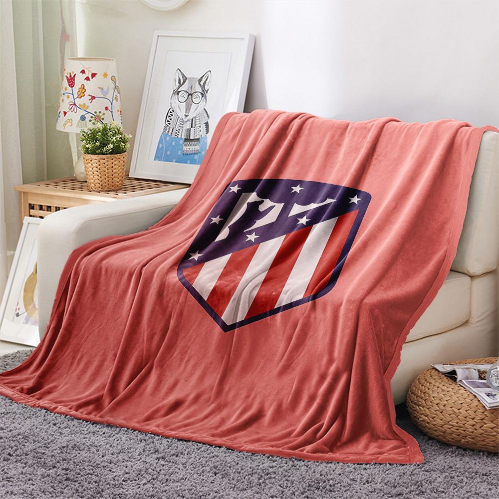 Atlético de Madrid Flannel Blanket, High quality Comfortable for All Seasons, Home Decor, Warmth and Comfort