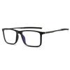 Men's Sports Style Eyeglass Frame with TR90 Anti-Blue Light Lenses and Aluminum-Magnesium Legs, Myopia Compatible, Model 5832