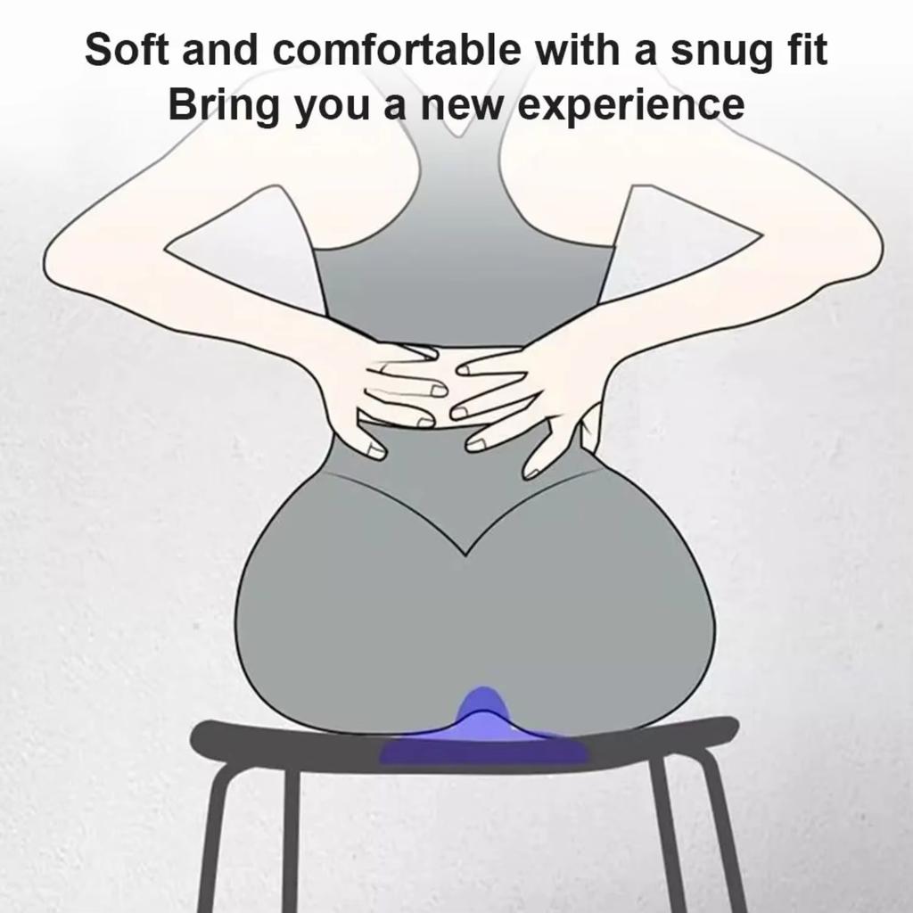 Pelvic Floor Muscle Trainer Sit-On-Top Kegel Fitness Trainer Hip Strengthener Home Office Massage Repair Cushions