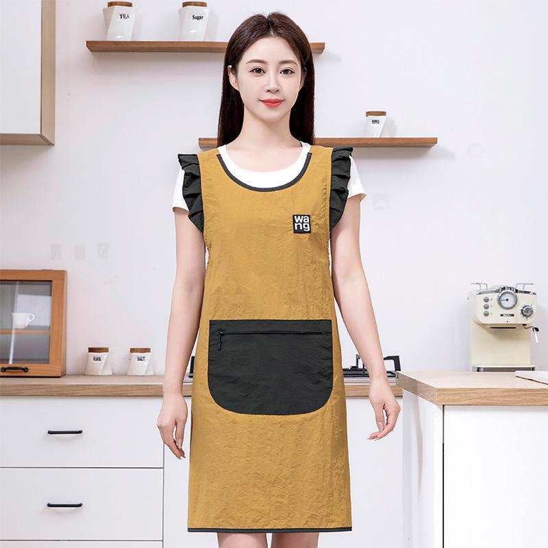 

Women s Waterproof Lace Apron: Fashionable, Oil-Proof, Breathable Bib for Kitchen or Work