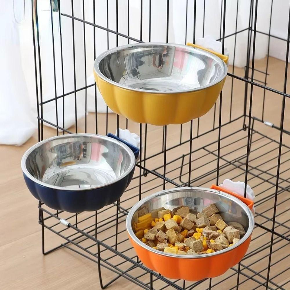 Movable Lifting Pet Hanging Food Bowl Pet Bowl  for Rabbit Hamster Bird Cat Pet Feeding Supplies