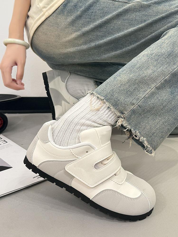 Korean version of Velcro German training shoes women's 2025 autumn new trendy ins style casual shoes versatile personalized sports shoes