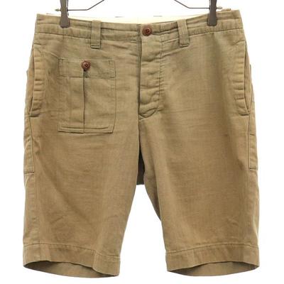 HAVERSACK Made In Japan Button Fly Shorts L Khaki Men's Used