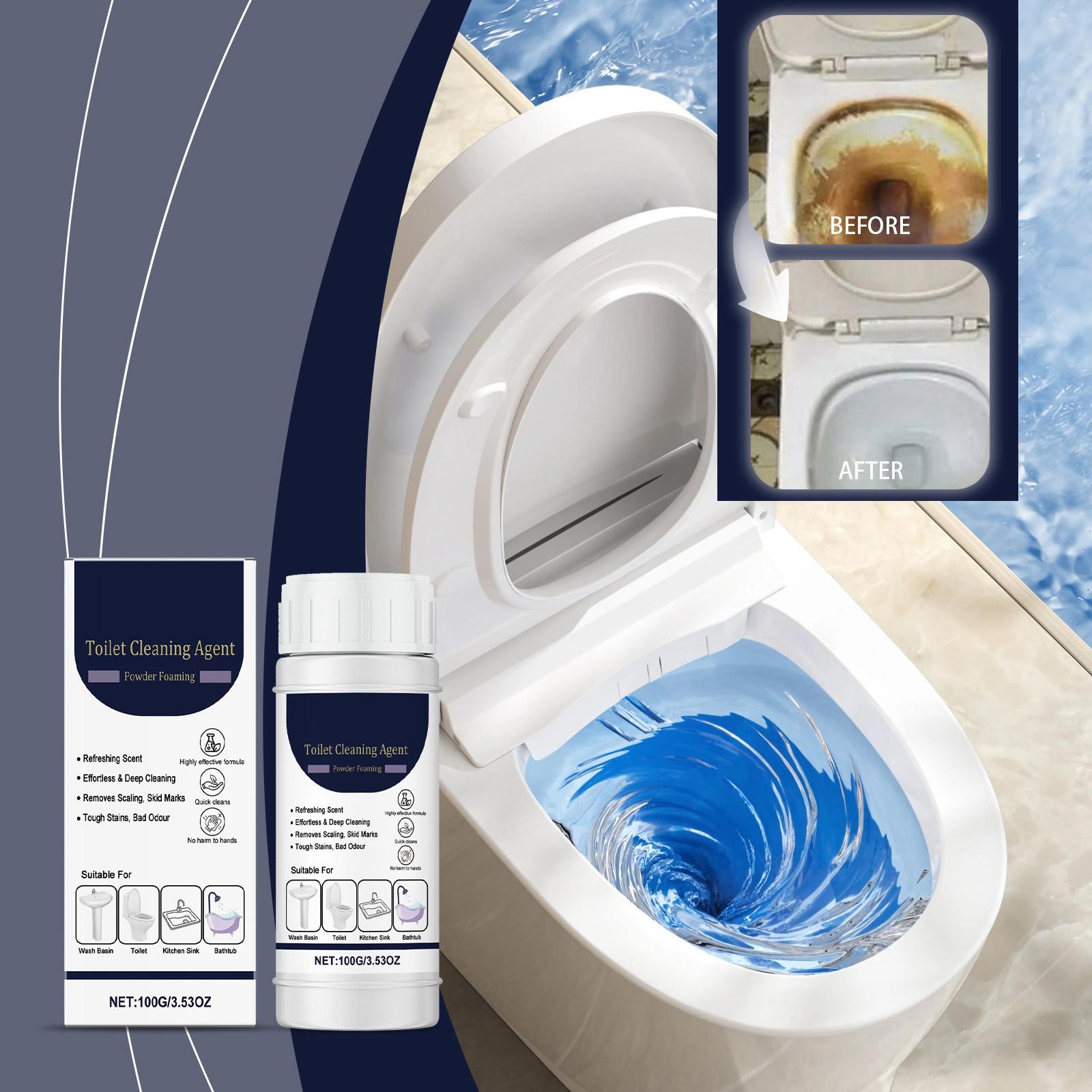 

Чистящая пена для унитаза мягко очищает накипь и пятна, не повреждая глазурь, 100 мл One Size белый