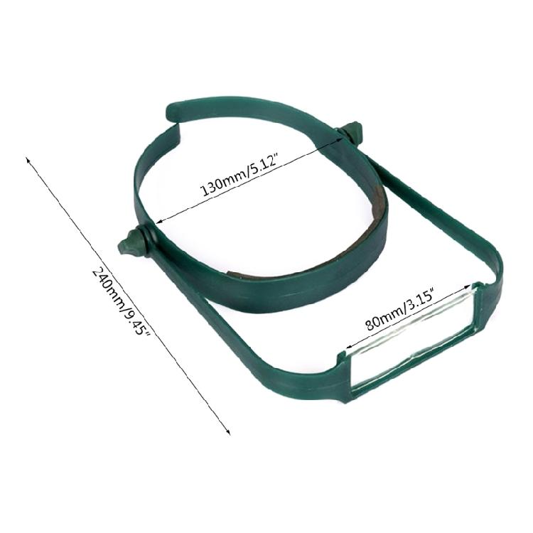 Headband Magnifying Glass Hands Frees Magnifier for Jewelry Repair Detailed Work
