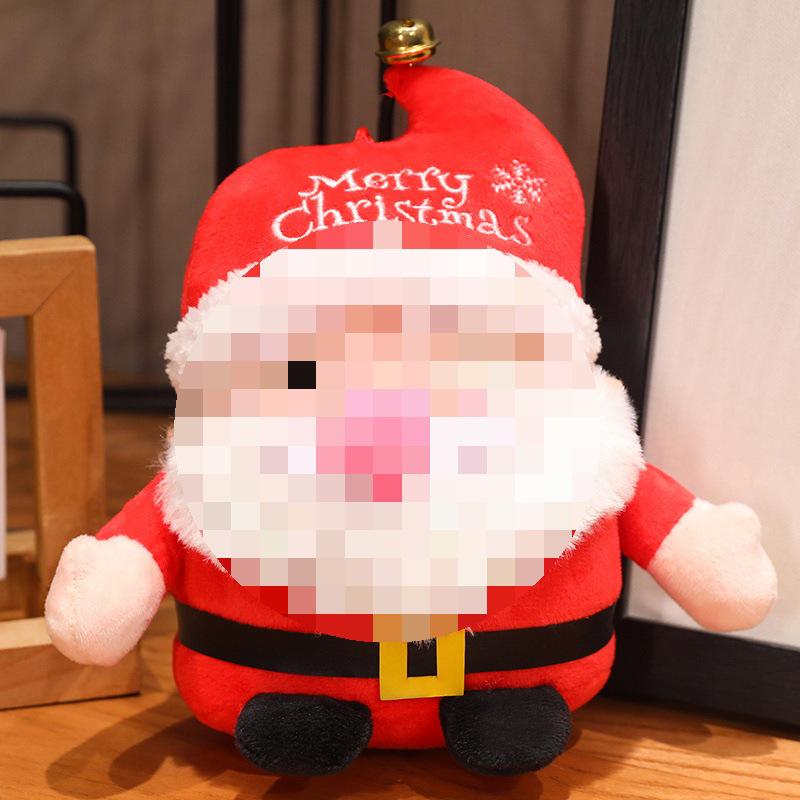 Christmas Plush Santa & Reindeer Doll - Girls Holiday Gift