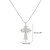 Vintage Cross Pendants Necklace for Women Kpop Punk Chain Necklaces Long Korean Fashion Retro Jewelry On The Neck Gift