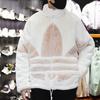 adidas originals Large Logo Stand Collar Sports Jacket Pink White Men's HC0324