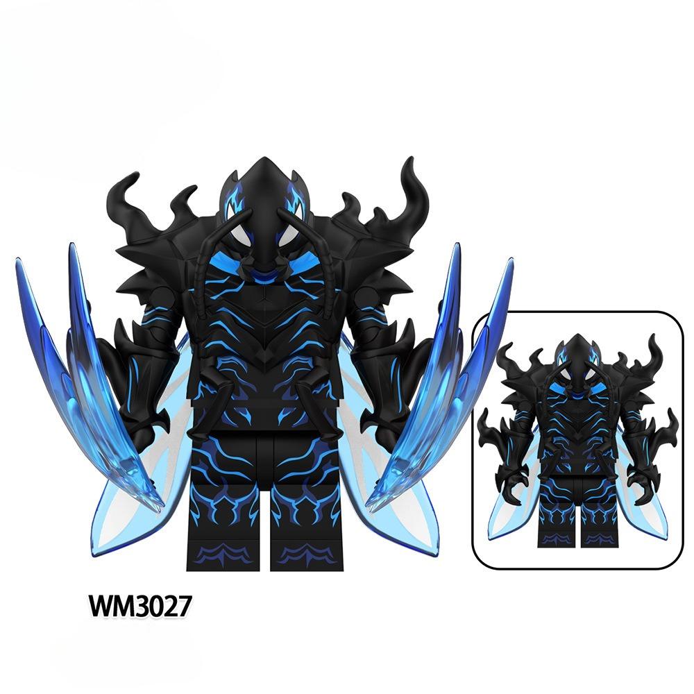 WM6221 Animation Series Animal Bear Action Figures Models Assembly Building Blocks Shields Sword Accessories Toys for Kids Gifts