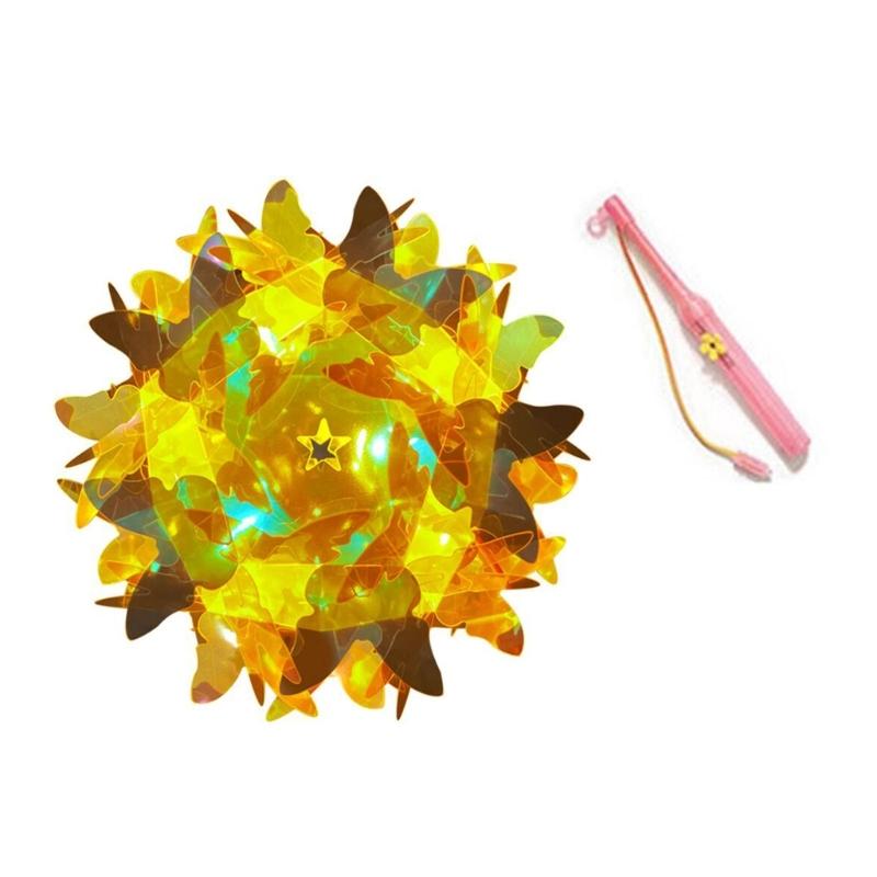 

Party Supplies Kids DIY Handmade Party Decorations LED Light Lantern Children Toy Round Lantern Festival Lantern