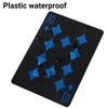 Black Gold Playing Card Poker Game Deck Blue Red Poker Suit Plastic Magic Waterproof Deck Of Card Gift Collection