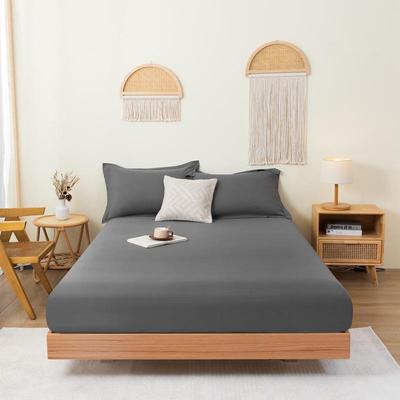 Solid Color Skin-Friendly Cotton Flannel Fitted Bed Sheet Protector