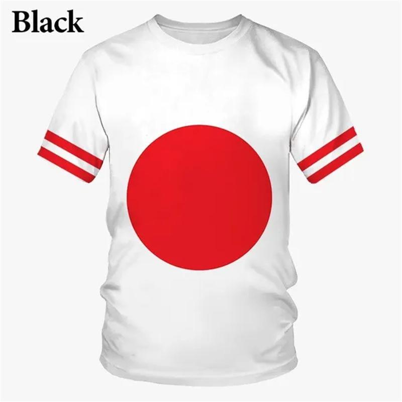 Sommerflagge 3D-bedrucktes T-Shirt mit amerikanischer britischer Flagge, kurzärmelig, lässiges Street-T-Shirt, modische kurzärmelige T-Shirts