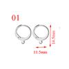 100pcs/lot(50pairs) Stainless Steel DIY Earring Findings Clasps Hooks Jewelry Making Accessories Earwire