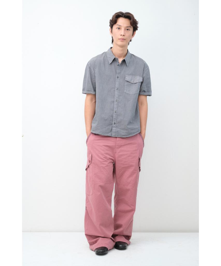 Haechinglum Curved Cargo Pants Pink