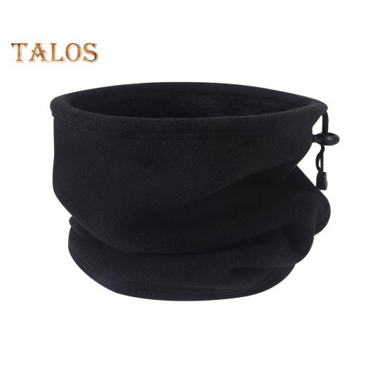 

Мужской шарф, зимний флисовый подклад, однотонный шарф с регулируемым шнурком, утолщенный бархатный теплый шейный платок