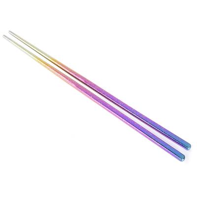 Boundless Voyage Titanium Camping Titanium Square Outdoor Colored Ultra with Storage Bag Ti1005T Chopsticks, Chopsticks, Chopsticks, Chopsticks,