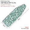 1Pcs With Elastic Edge Ironing Board Cover Stain Resistant Thick Cotton Padding Iron Heat Shield Universal Cloth Cover