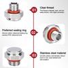 304 Stainless Steel Air Vent Valve Waterproof Breather Vent Valve New Pressure Relief Valve