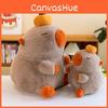 Capybara Animal Persimmon Plush Doll Childrens Birthday Gift Home Decoration
