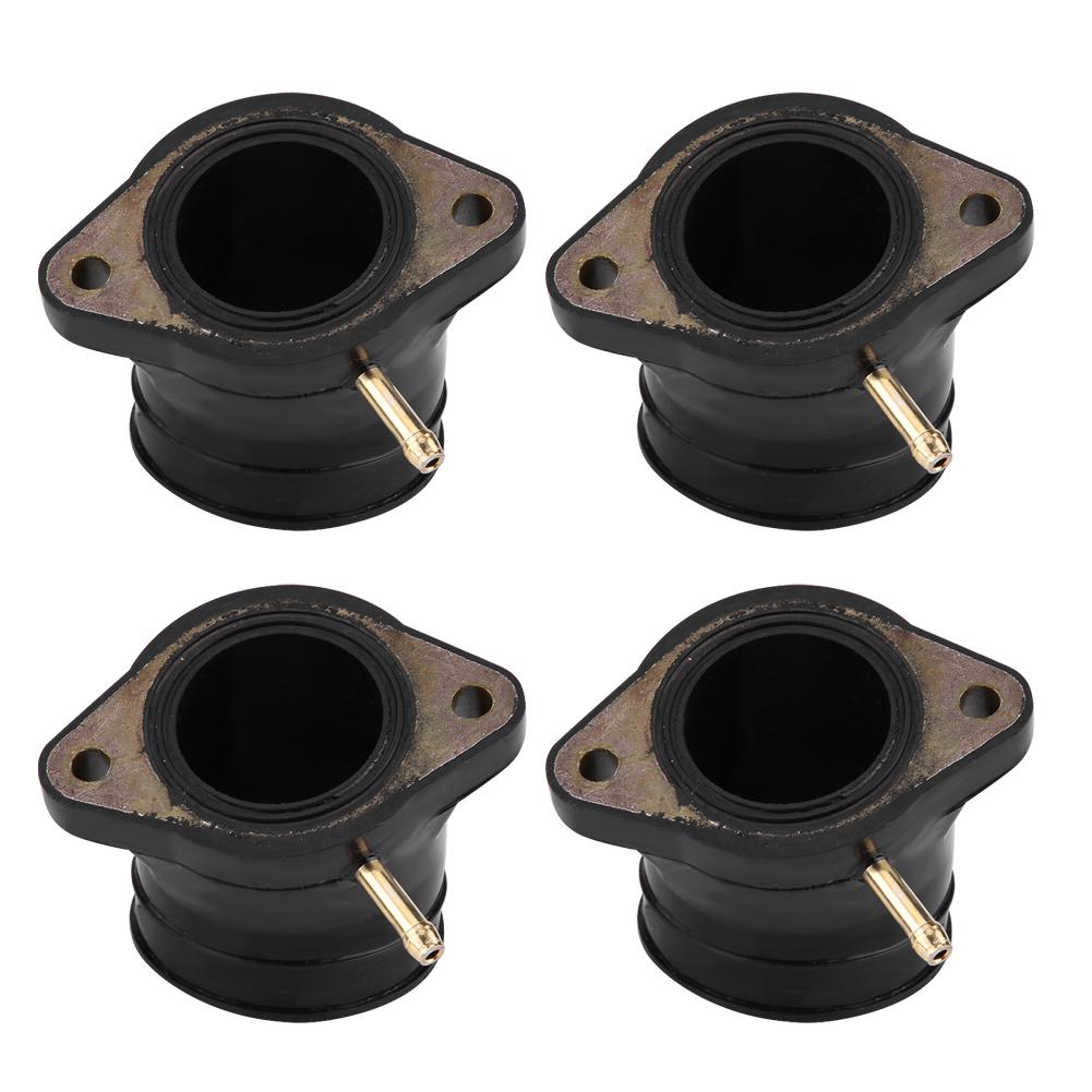 4Pcs Motorcycle Carburetor Manifold Intake Adapter Joint Boot for YAMAHA XJ1100 XS1100 XS1100L