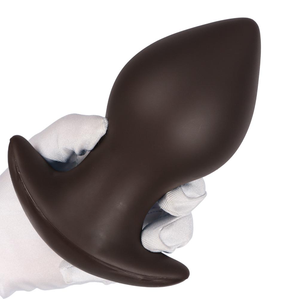 Liquid Silicone Anal Plug for Men Women - Soft Butt Plug for Anal Stretching, Body-Safe Adult Sex Toy for Solo & Couples