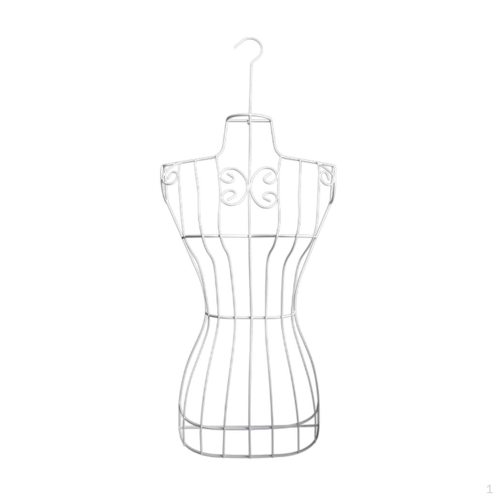 Metalowy Manekin Krawiecki Stojak na Ubrania Wszechstronny z Hakiem Manekin do Centrum Handlowego Szycia