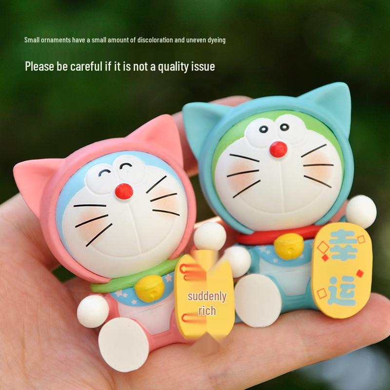 Anime Doraemon Figure Blind Box - Cute Doraemon Doll Toy for Desktop or Car Decoration Ornament