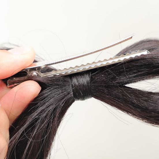 Bow Wig Realistic No Perming Dyeing Han Clothing Hair Styling Fluffy Soft Ancient Style Bow Updo Hair