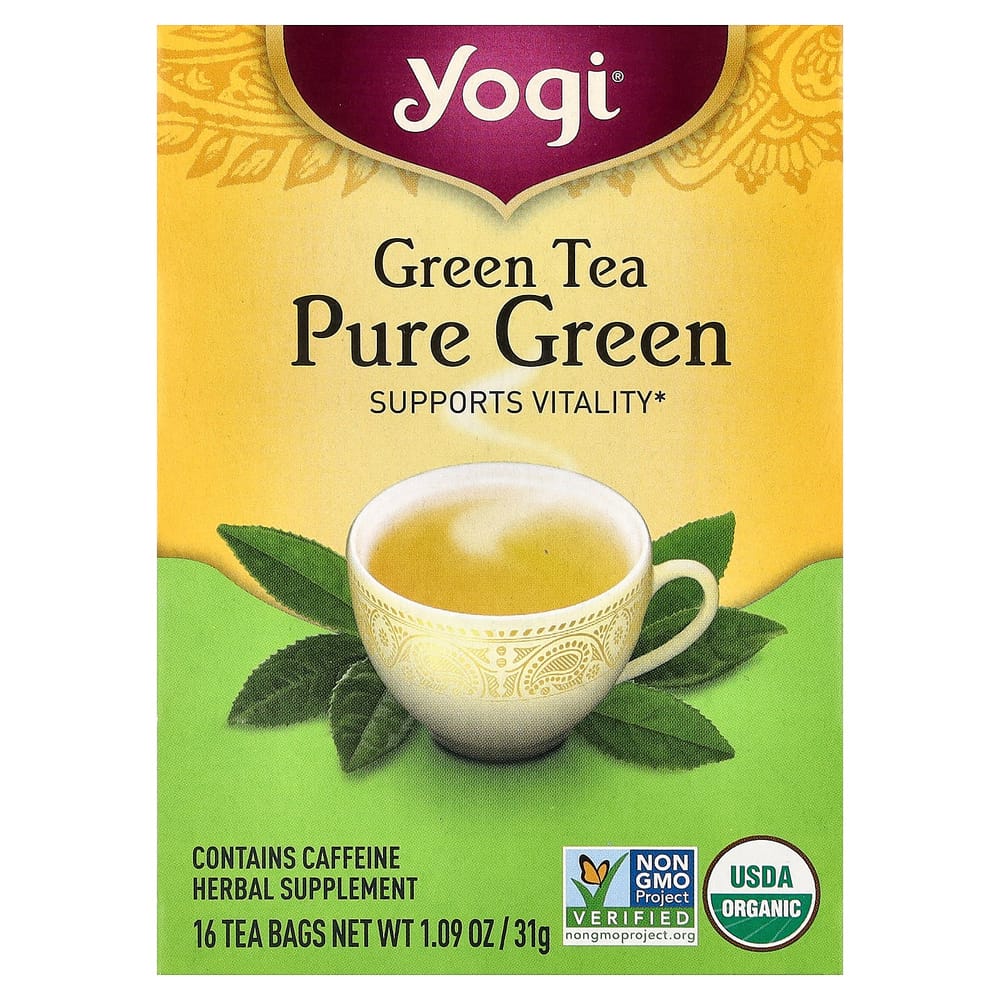 Yogi Tea Pure Green Green Tea 16 Tea Bags 1.09 oz (31 g)