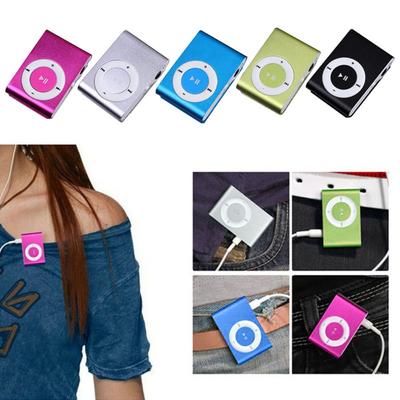 Mini música multimedia MP3 Clip portátil soporte Walkman nuevo reproductor de MP3 tarjeta TF