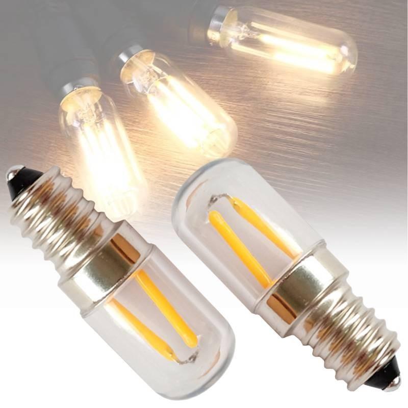 Led E14 Fridge Bulb Pygmy Small Screw Cool Warm White Fits Salt Lamps 220v Home
