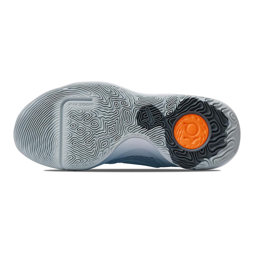 Nike KD Trey 5 IX Vibrant BlueTrack Abrasion Resistant Cushioning Mid top Basketball Shoes Unisex Gray Blue CW3402-011(Team529-)