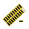 Clear Number Weight Labels for Fitness Gear Easy Application and Removal