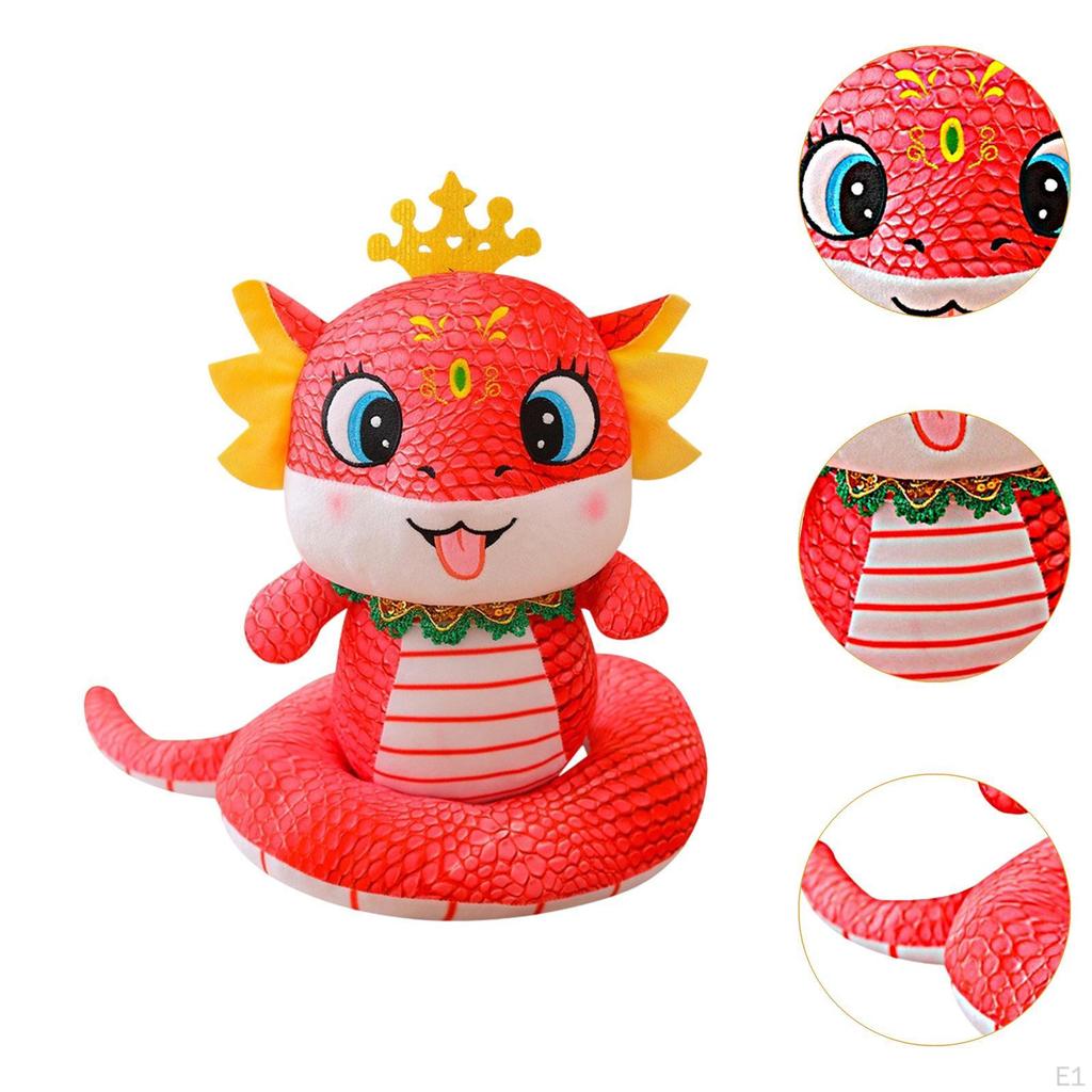 Snake Stuffed Animal Chinese Year Decoration Party Favor Figurine Festival Plush