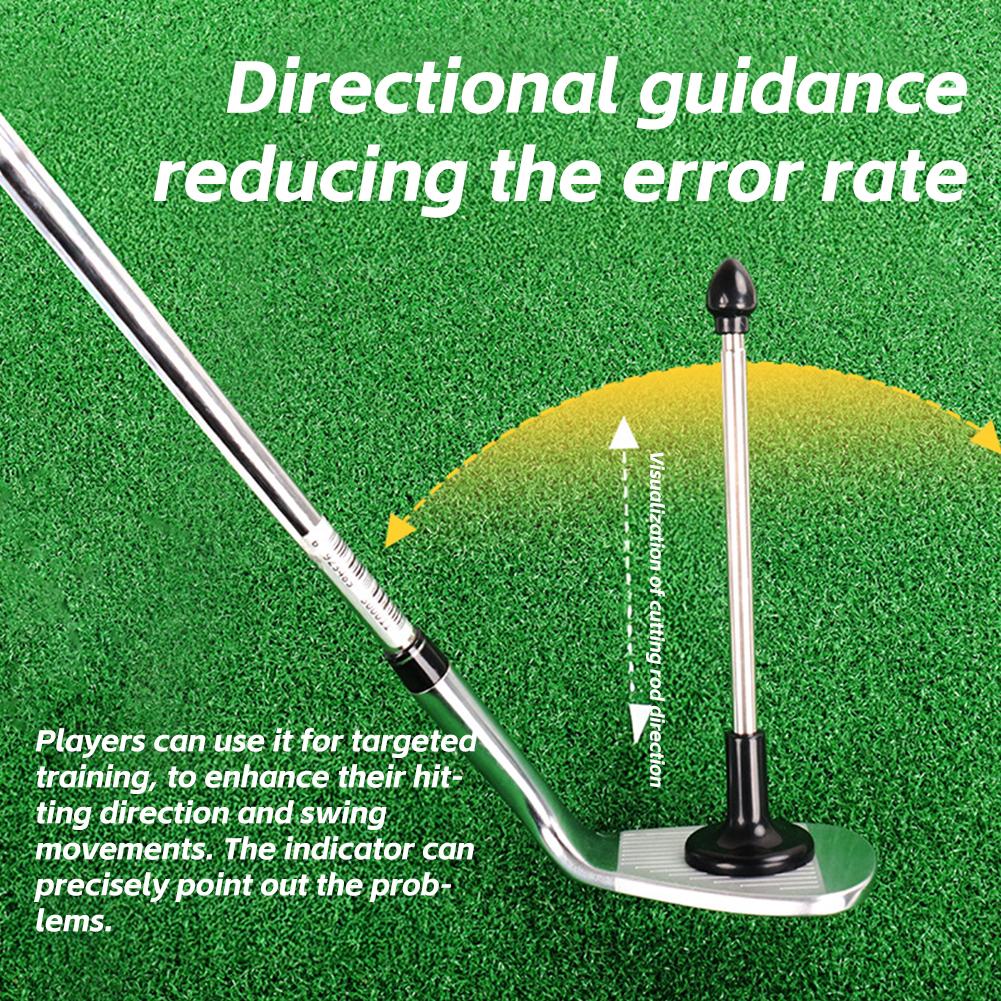 1 stk Golf Chipping Retningsindikator Uttrekkbar Magnetisk Chipping-trener Golftilbehør