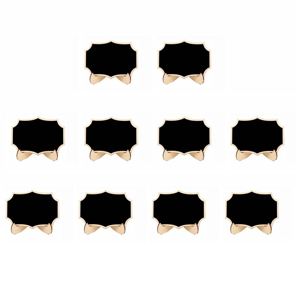 

10 шт. Креативні міні-дошки для крейди з підставкою-мольбертом Маленька дошка для крейди Знак для їжі Style 9