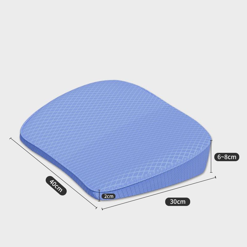 Autositz-Höhenkissen Kissen Rutschfestes Memory-Schaum-Kissen mit Höherhöhung & Lendenwirbelstütze Müdigkeitslinderung Auto-Nivellierungskissen
