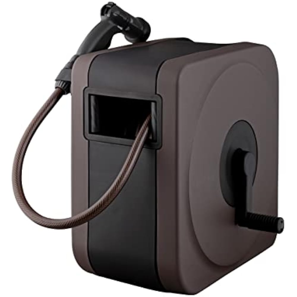 Takagi (Takagi) hose hose reel BOXY NEXT (brown, 30m)