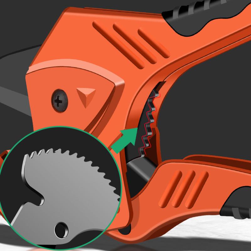 Pipe Cutter Plumber Scissors Ratcheting PVC PPR Plastic Hoses and Plumbing Cutter Tool for Pipeline Construction Maintenance
